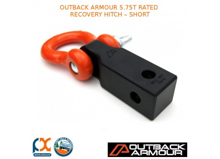 Outback Armour 5.75t Rated Recovery Hitch - Short